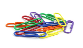 paperclip pile